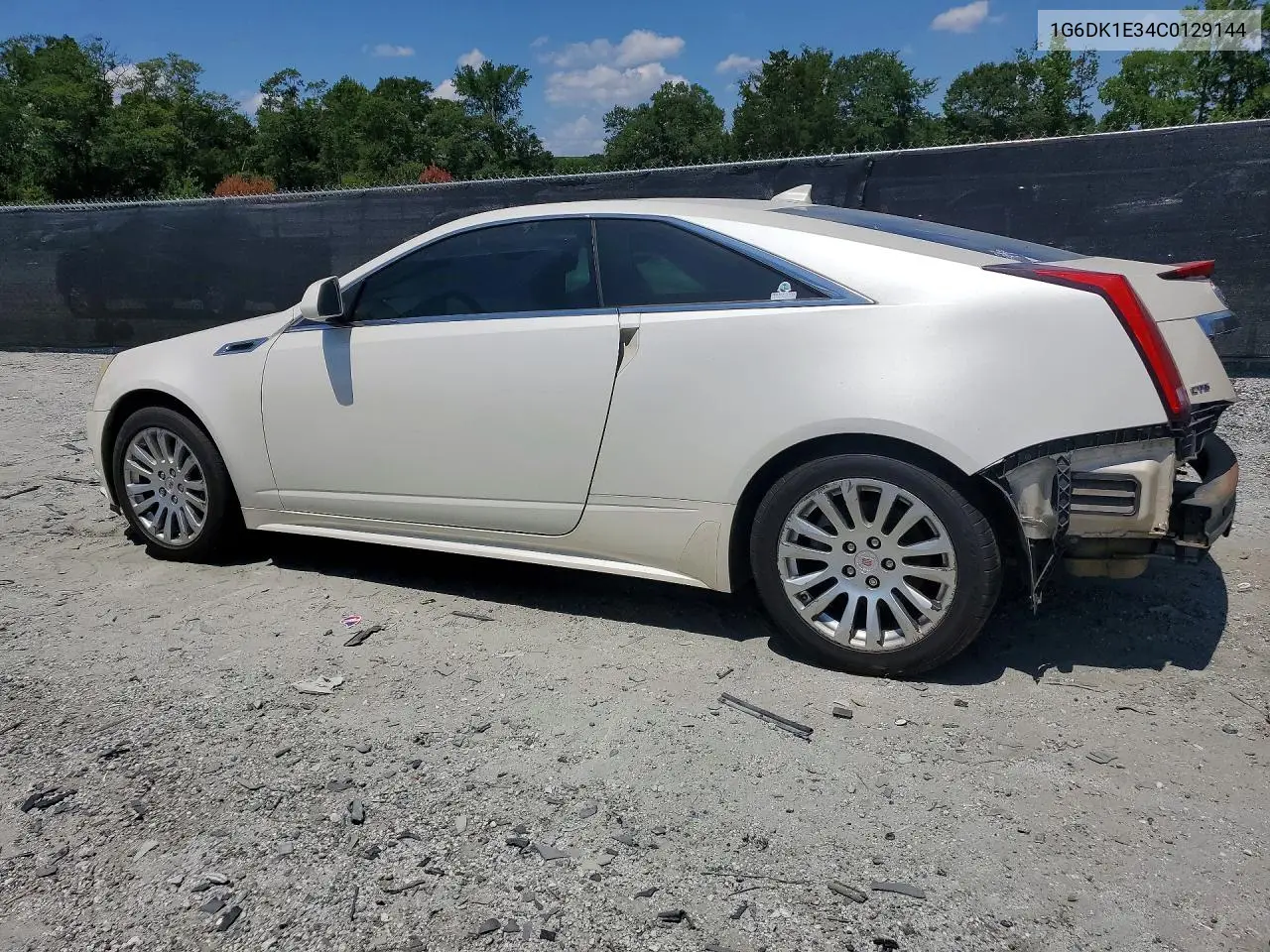 2012 Cadillac Cts Performance Collection VIN: 1G6DK1E34C0129144 Lot: 60077536