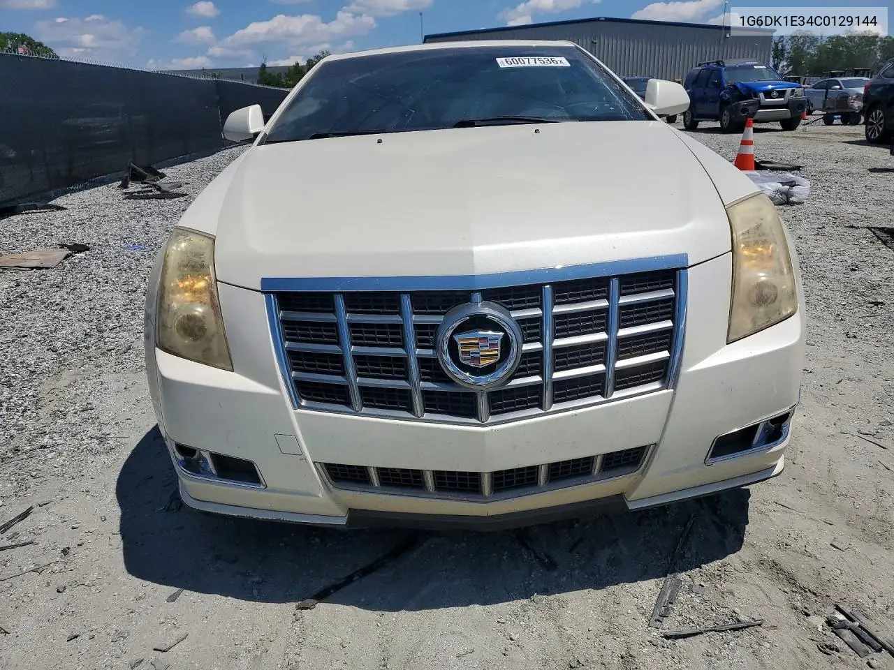 2012 Cadillac Cts Performance Collection VIN: 1G6DK1E34C0129144 Lot: 60077536