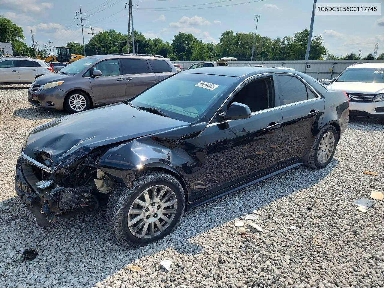 2012 Cadillac Cts VIN: 1G6DC5E56C0117745 Lot: 60254566