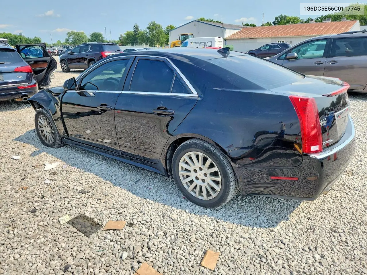 2012 Cadillac Cts VIN: 1G6DC5E56C0117745 Lot: 60254566