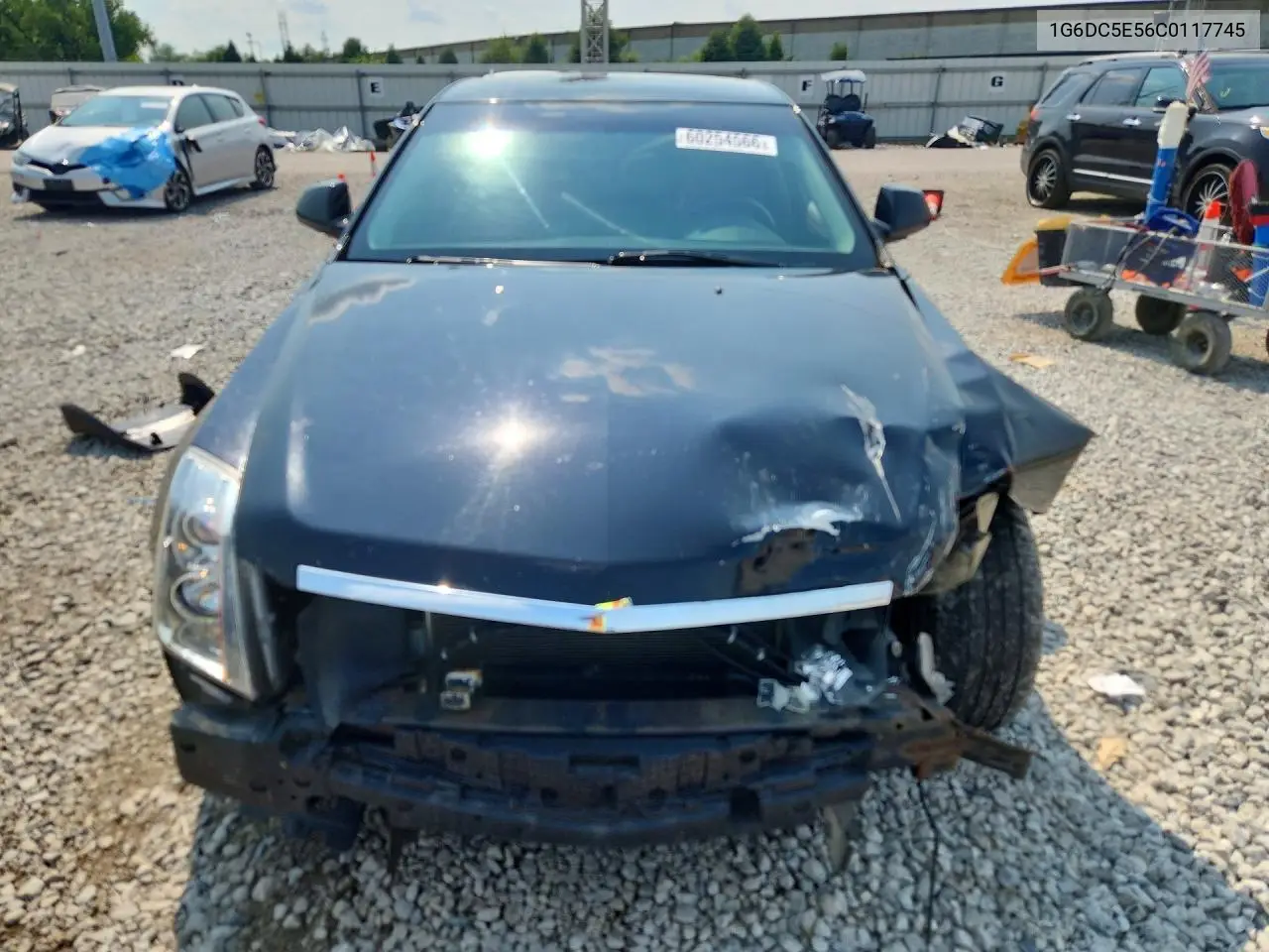 2012 Cadillac Cts VIN: 1G6DC5E56C0117745 Lot: 60254566