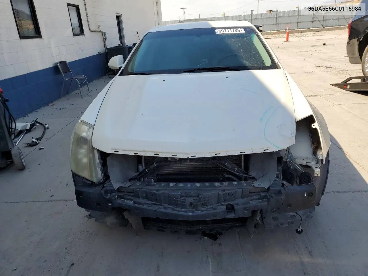 2012 Cadillac Cts VIN: 1G6DA5E56C0115984 Lot: 60711706
