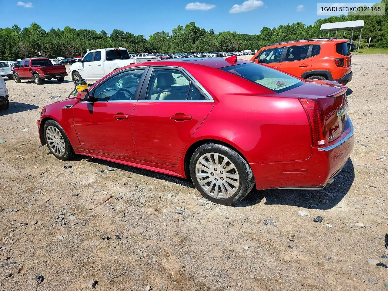 2012 Cadillac Cts Performance Collection VIN: 1G6DL5E3XC0121165 Lot: 60758356