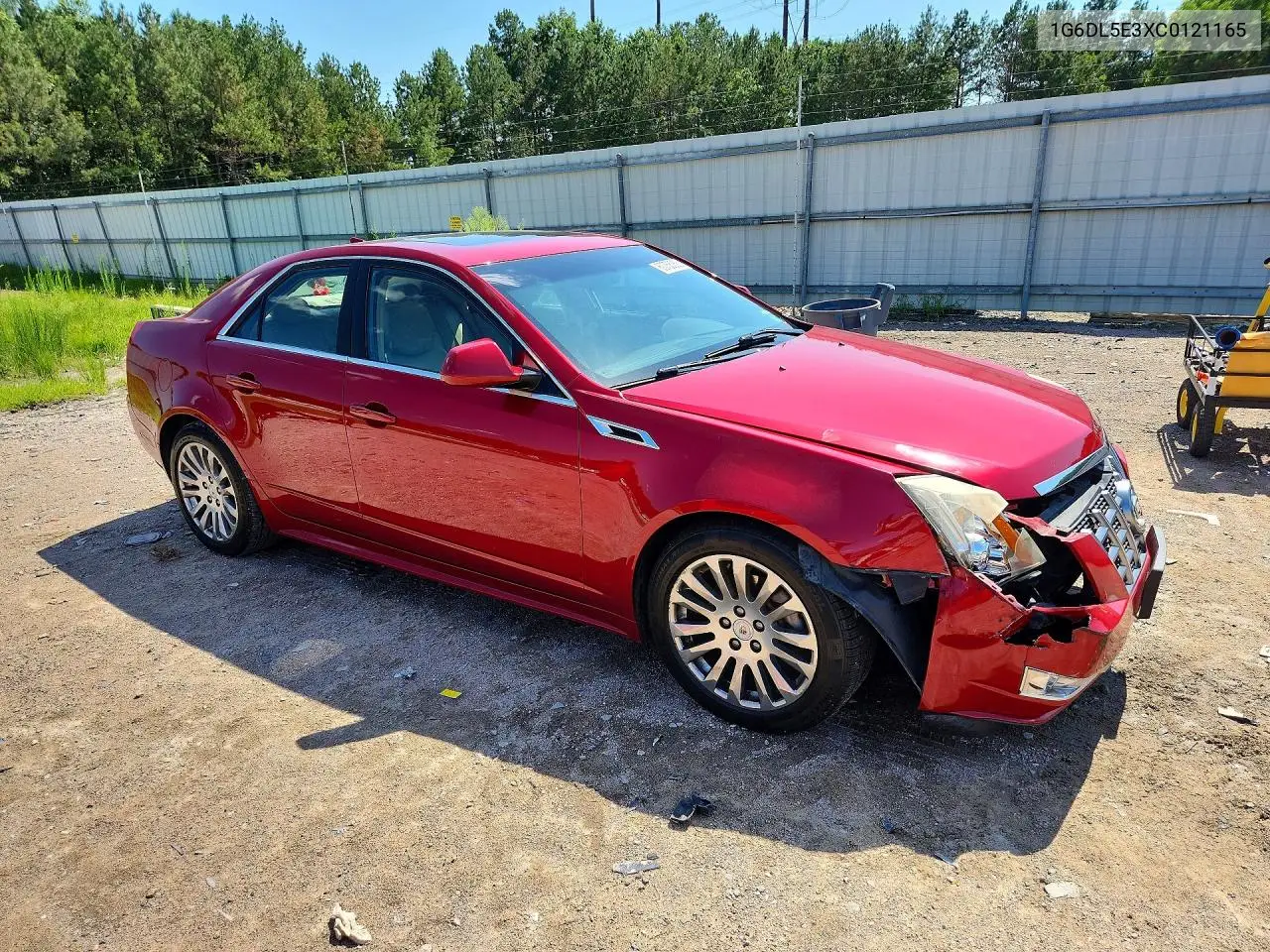 2012 Cadillac Cts Performance Collection VIN: 1G6DL5E3XC0121165 Lot: 60758356