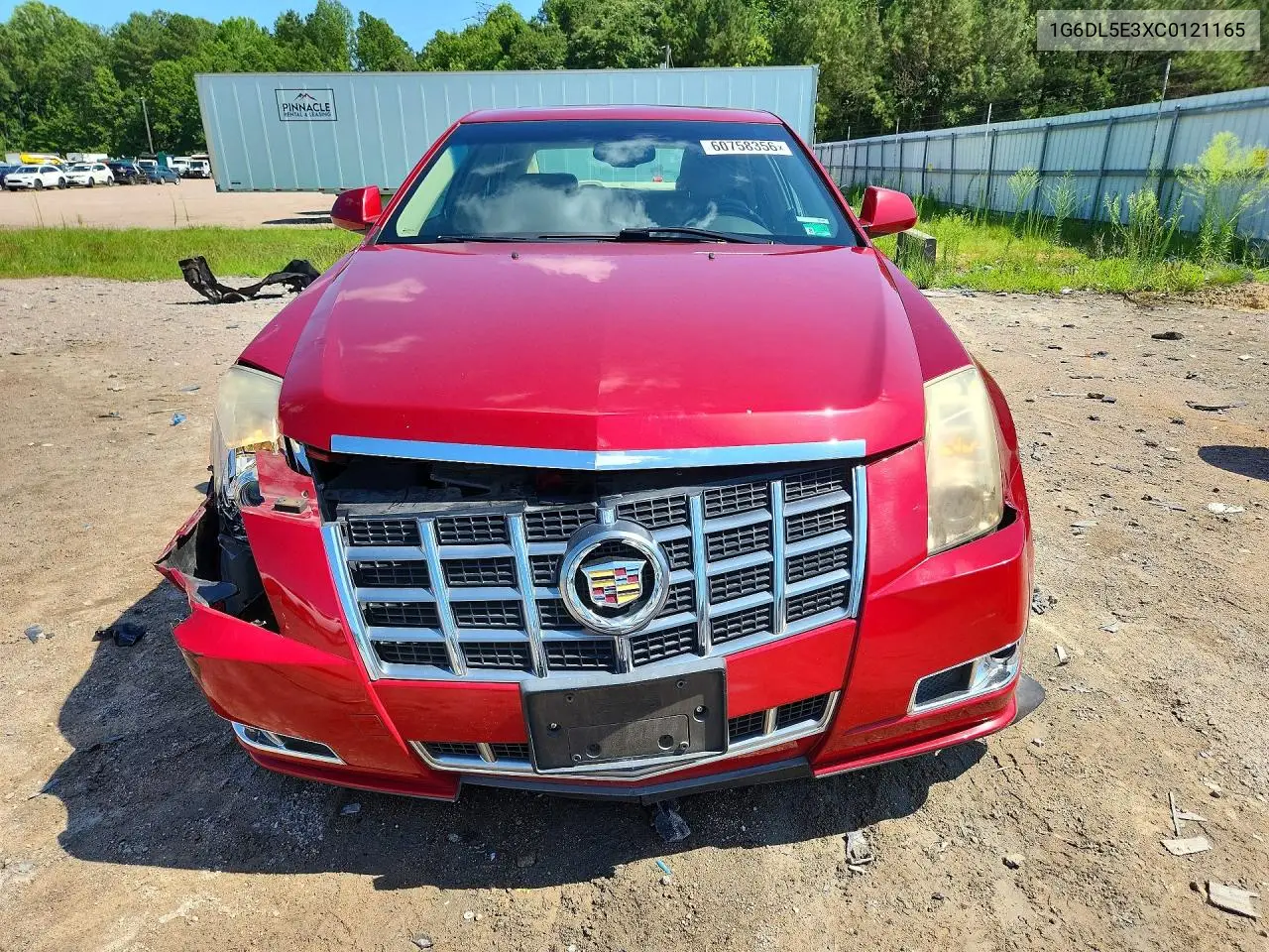 2012 Cadillac Cts Performance Collection VIN: 1G6DL5E3XC0121165 Lot: 60758356