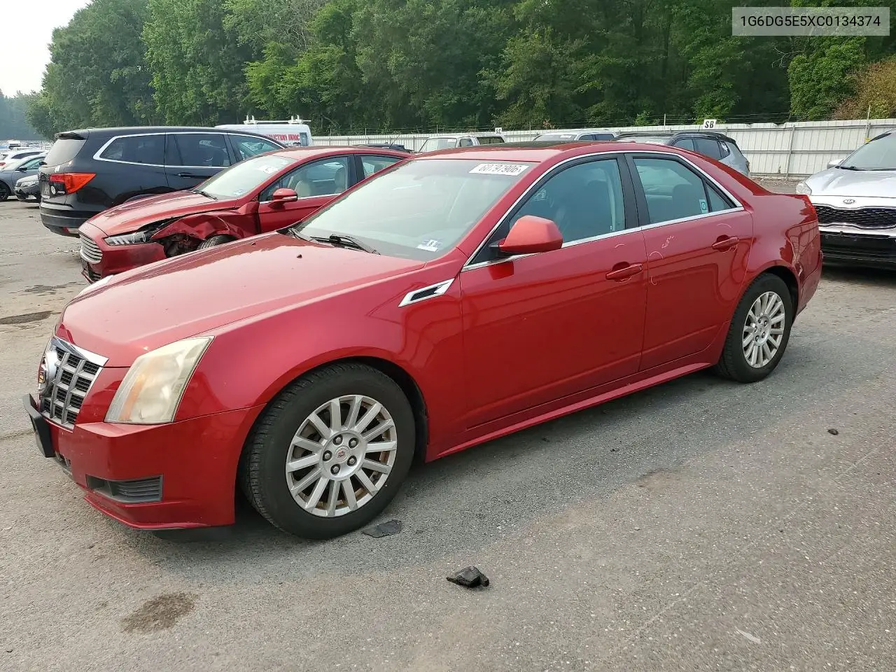 2012 Cadillac Cts Luxury Collection VIN: 1G6DG5E5XC0134374 Lot: 60797906