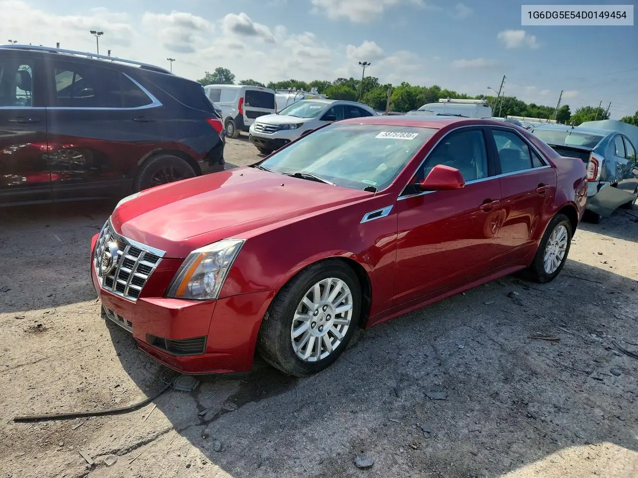 2013 Cadillac Cts Luxury Collection VIN: 1G6DG5E54D0149454 Lot: 58757836