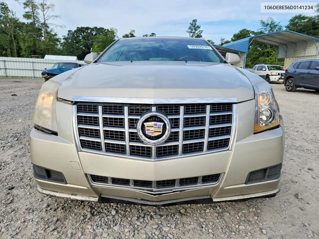 2013 Cadillac Cts Luxury Collection VIN: 1G6DE8E56D0141234 Lot: 58902016