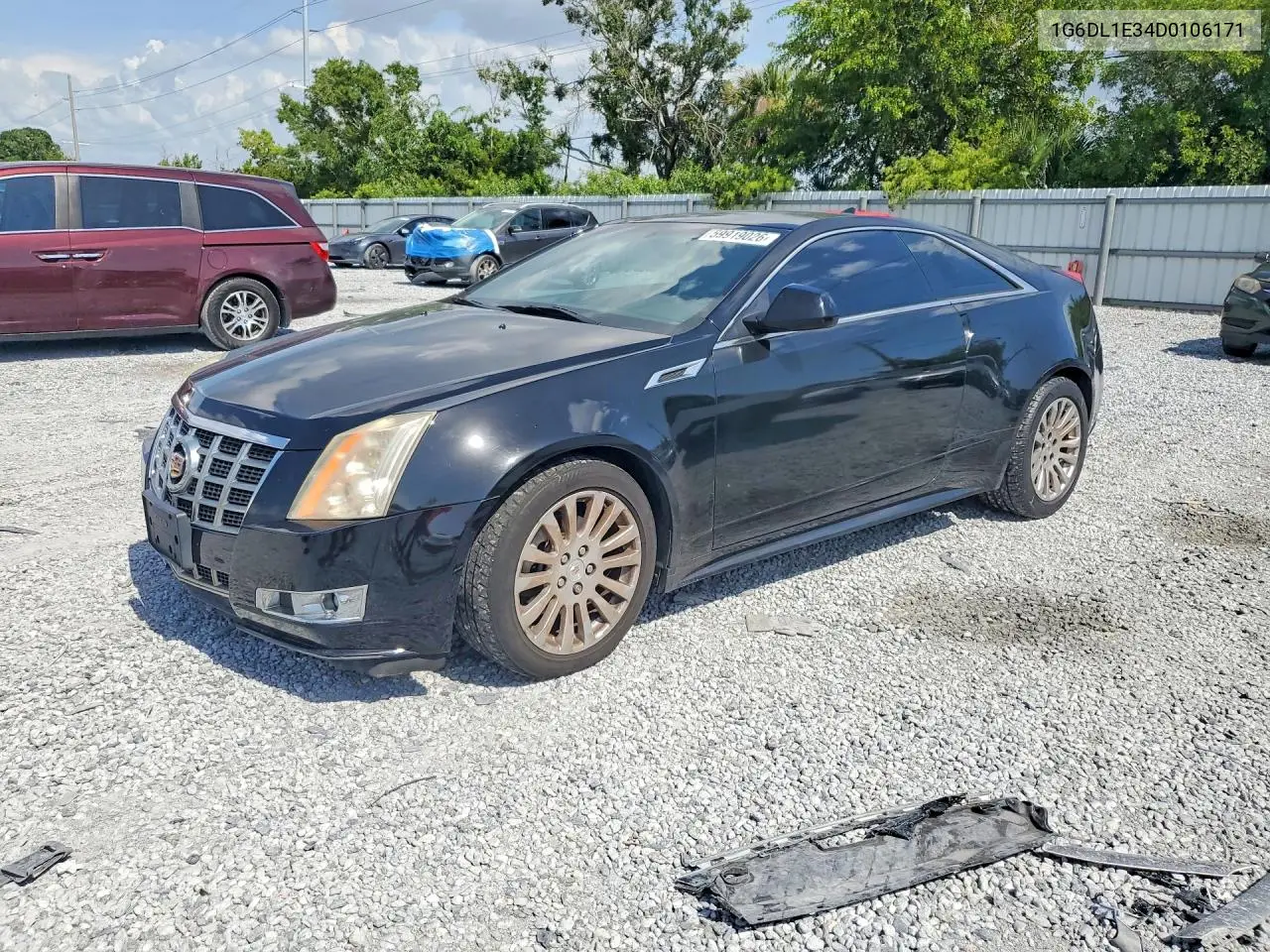 2013 Cadillac Cts Performance Collection VIN: 1G6DL1E34D0106171 Lot: 59919026