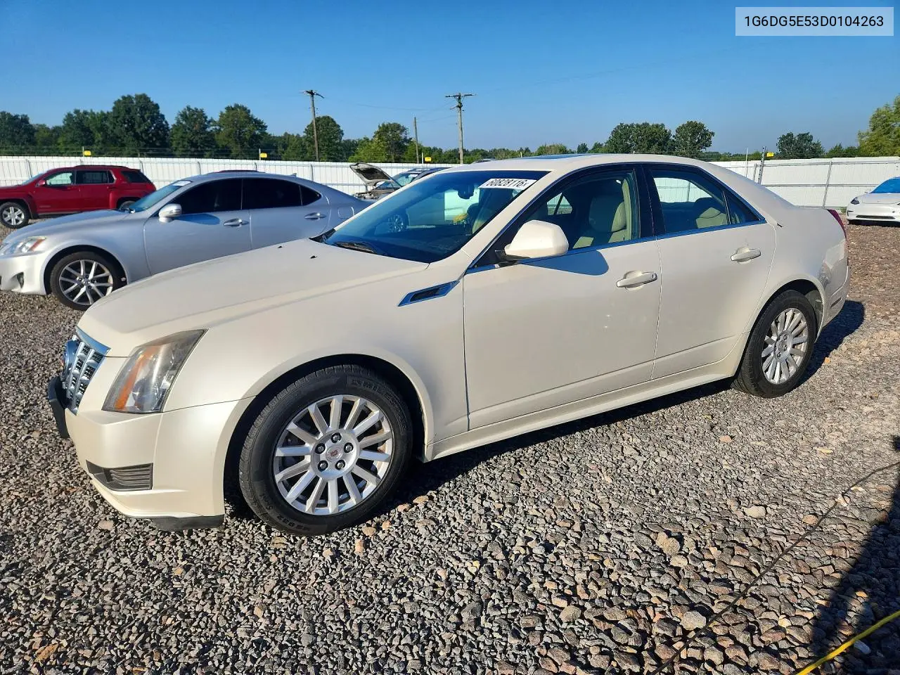 2013 Cadillac Cts Luxury Collection VIN: 1G6DG5E53D0104263 Lot: 60828116