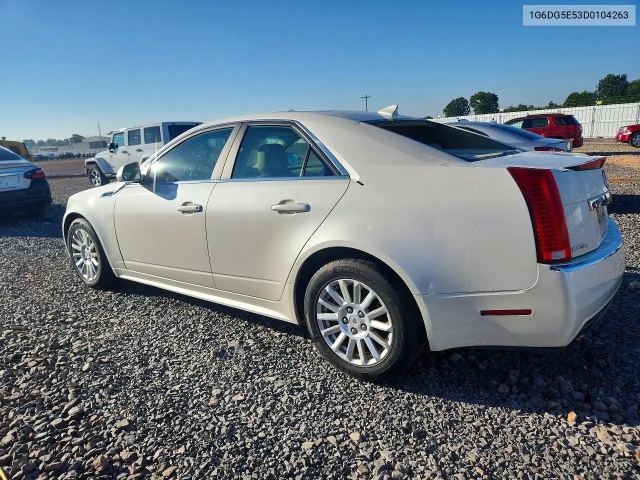 2013 Cadillac Cts Luxury Collection VIN: 1G6DG5E53D0104263 Lot: 60828116