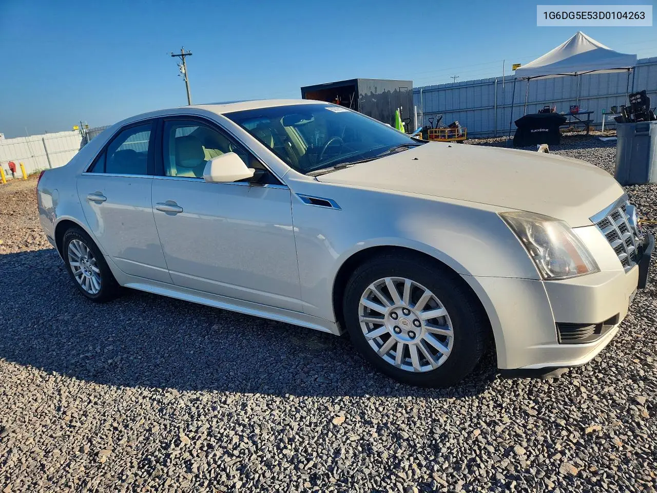 2013 Cadillac Cts Luxury Collection VIN: 1G6DG5E53D0104263 Lot: 60828116