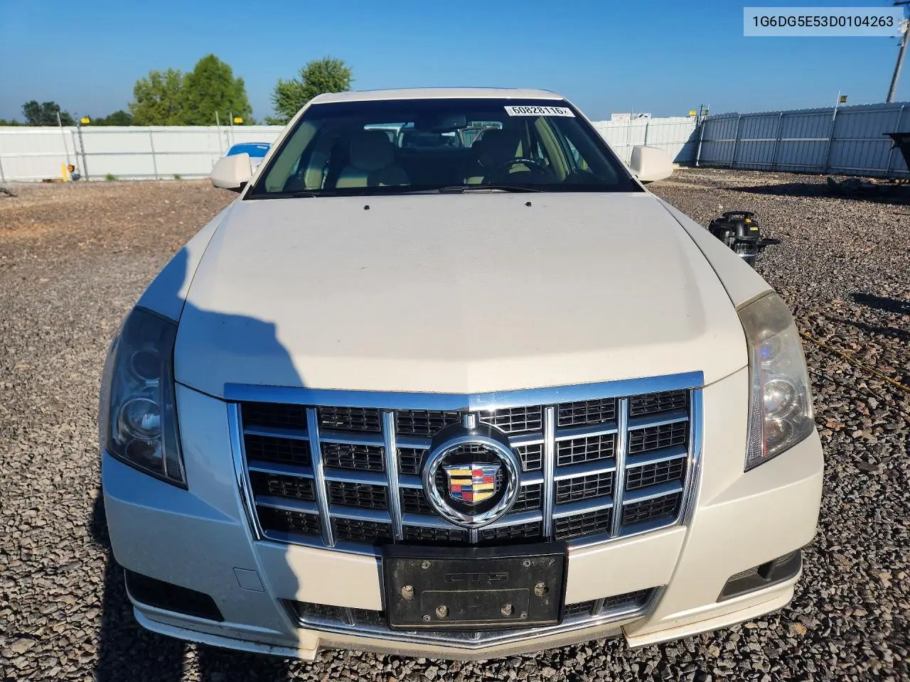 2013 Cadillac Cts Luxury Collection VIN: 1G6DG5E53D0104263 Lot: 60828116