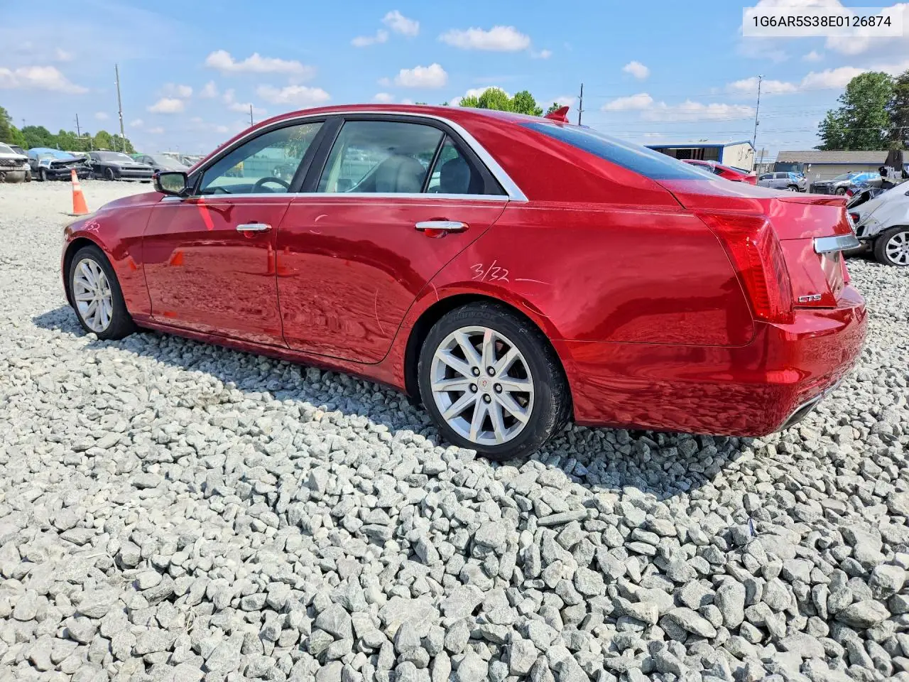 2014 Cadillac Cts Luxury Collection VIN: 1G6AR5S38E0126874 Lot: 56362896