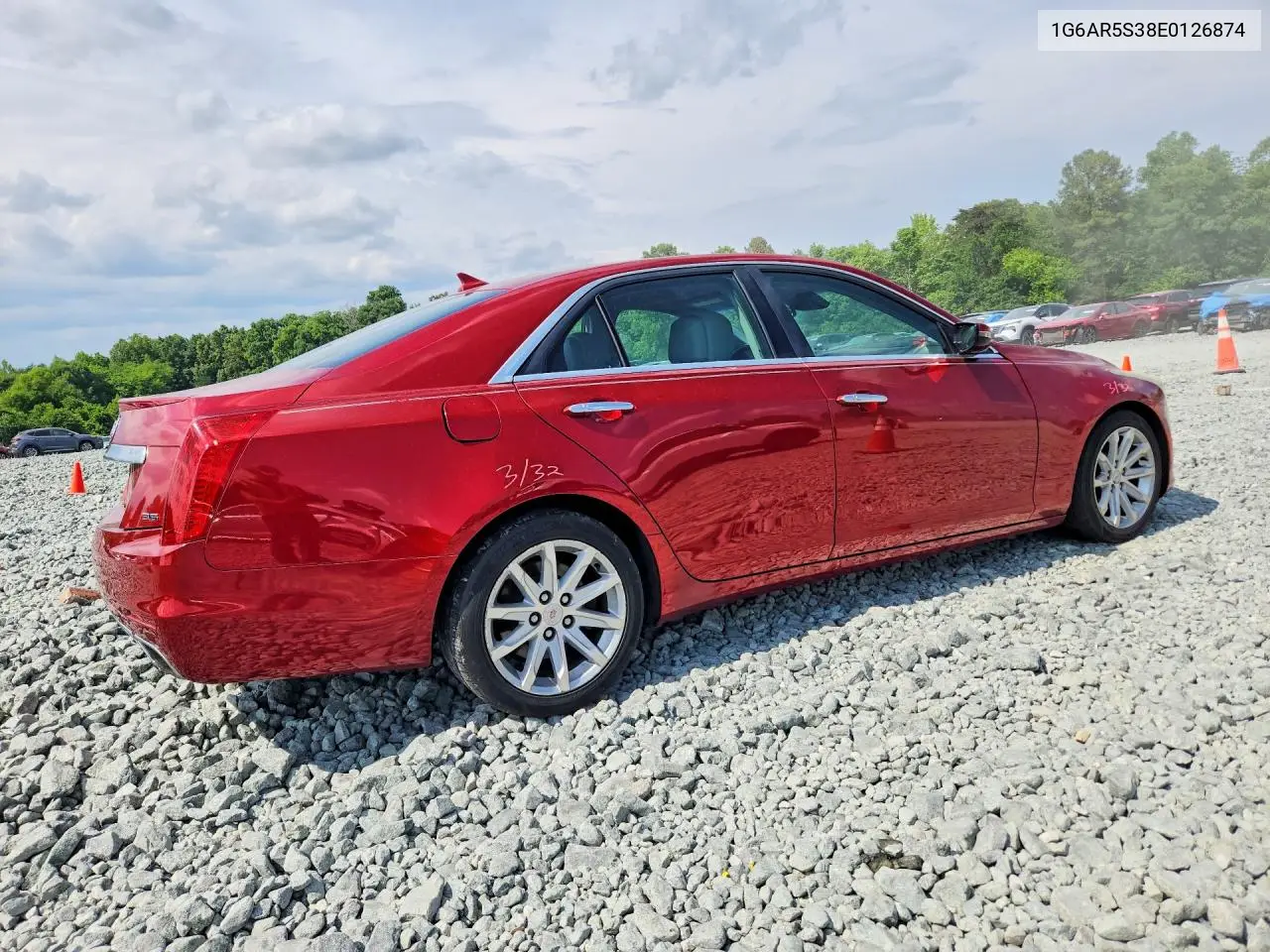 2014 Cadillac Cts Luxury Collection VIN: 1G6AR5S38E0126874 Lot: 56362896