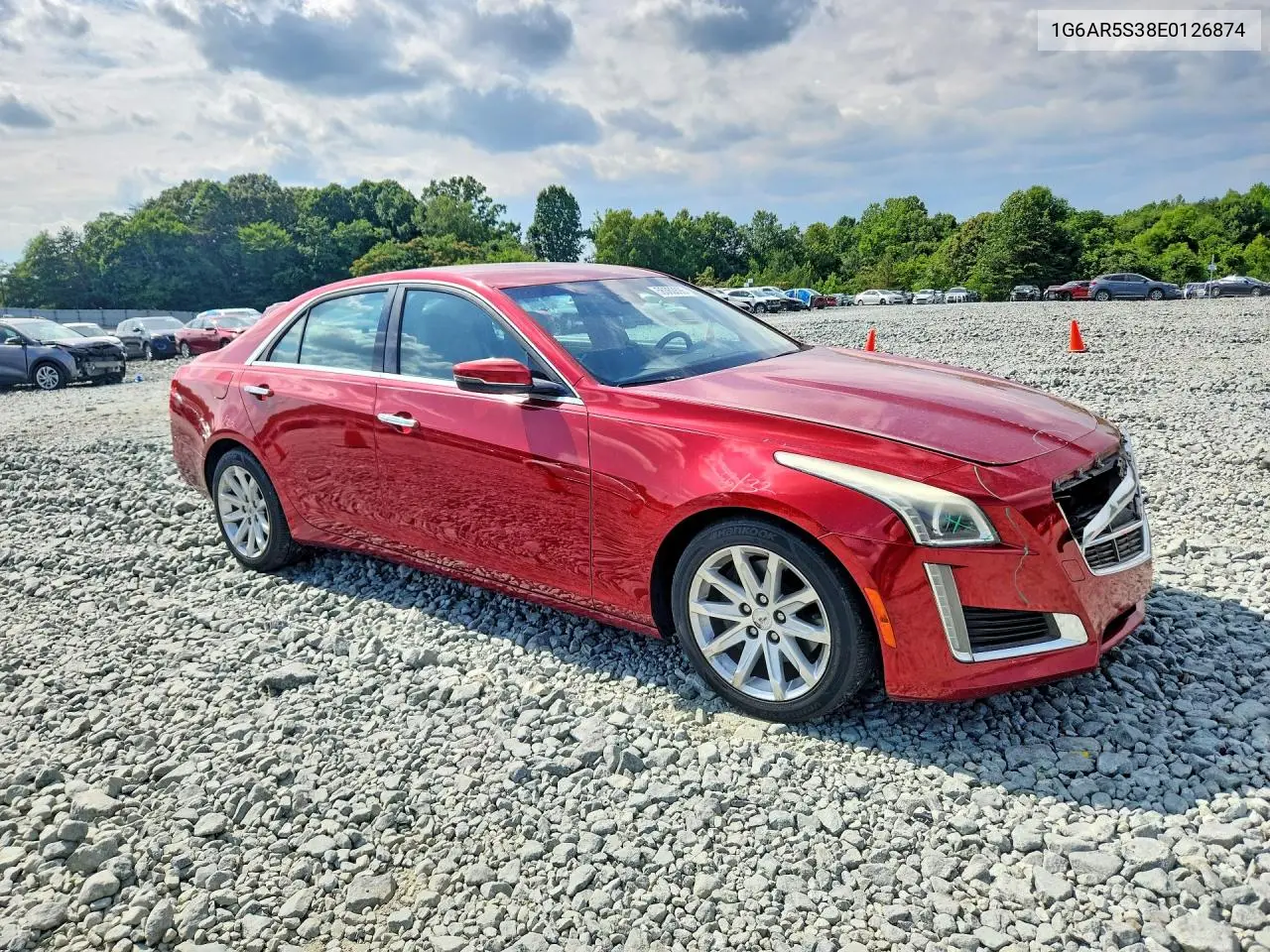 2014 Cadillac Cts Luxury Collection VIN: 1G6AR5S38E0126874 Lot: 56362896