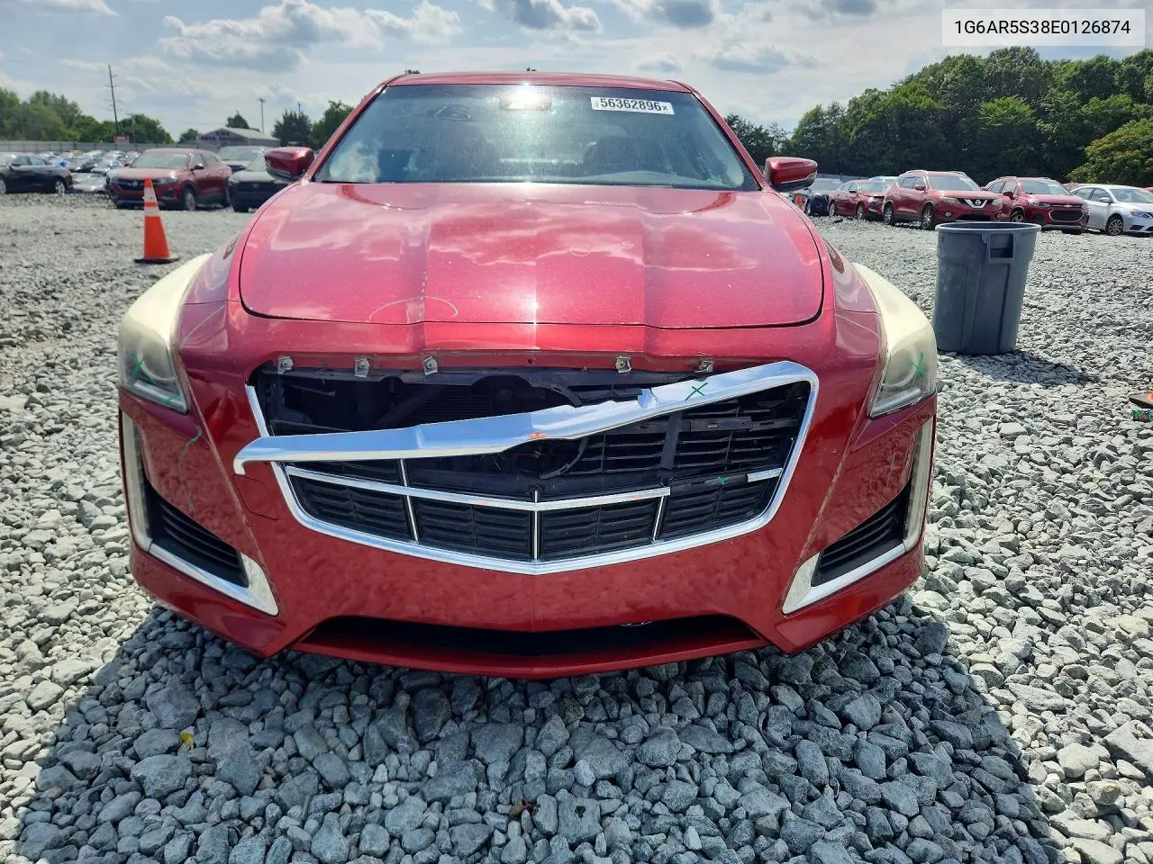 2014 Cadillac Cts Luxury Collection VIN: 1G6AR5S38E0126874 Lot: 56362896