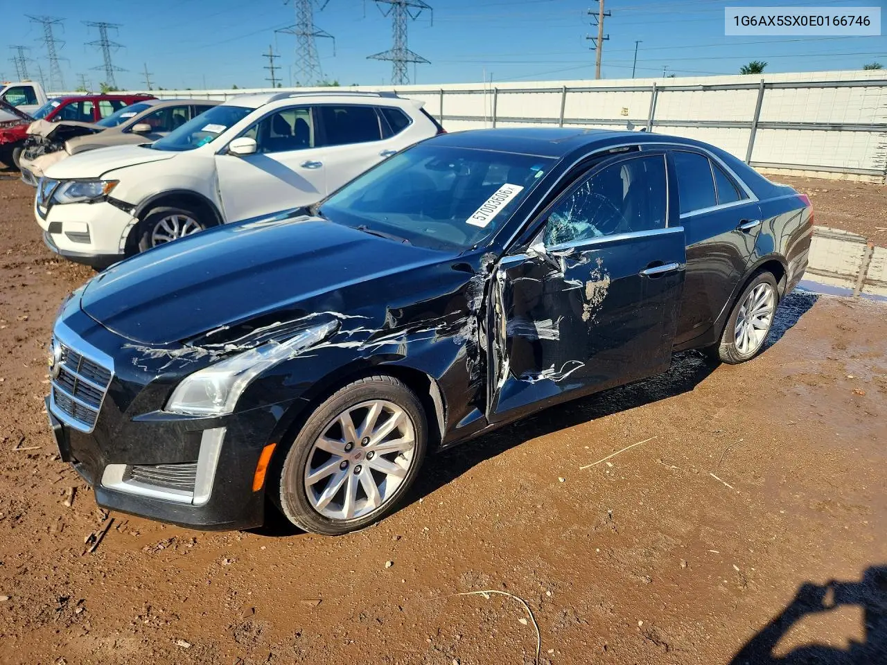 2014 Cadillac Cts Luxury Collection VIN: 1G6AX5SX0E0166746 Lot: 57003606