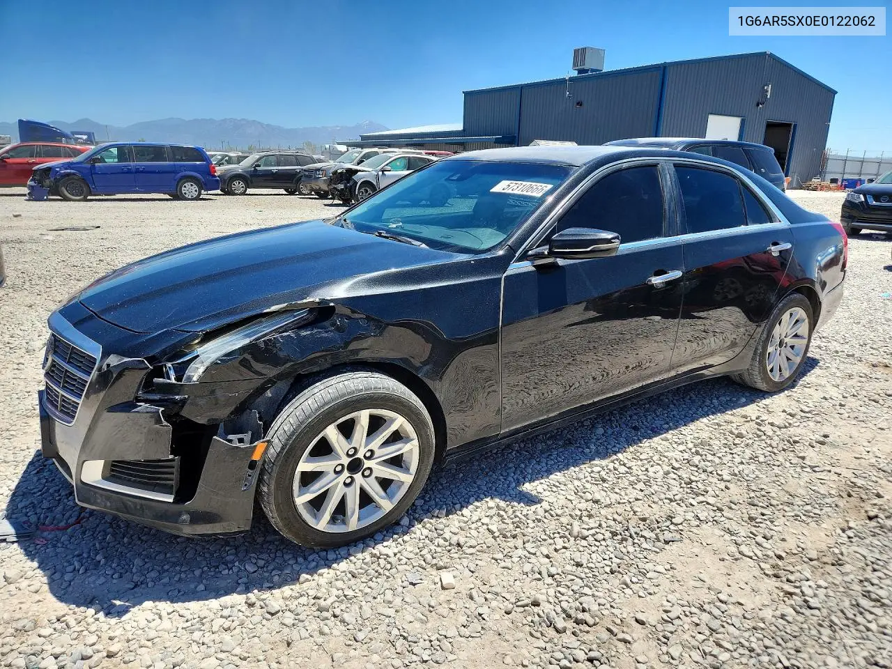 2014 Cadillac Cts Luxury Collection VIN: 1G6AR5SX0E0122062 Lot: 57310666