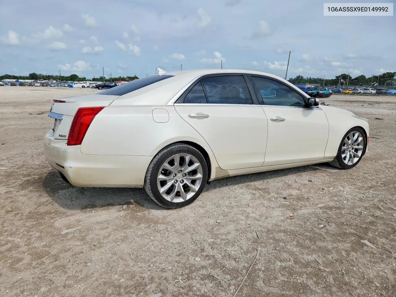 2014 Cadillac Cts Performance Collection VIN: 1G6AS5SX9E0149992 Lot: 57506166