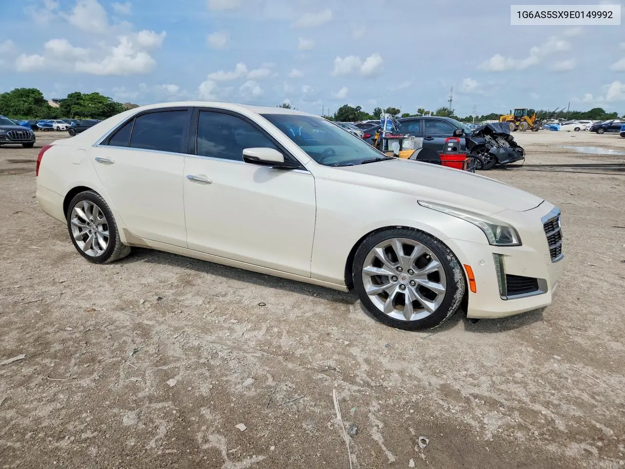 2014 Cadillac Cts Performance Collection VIN: 1G6AS5SX9E0149992 Lot: 57506166