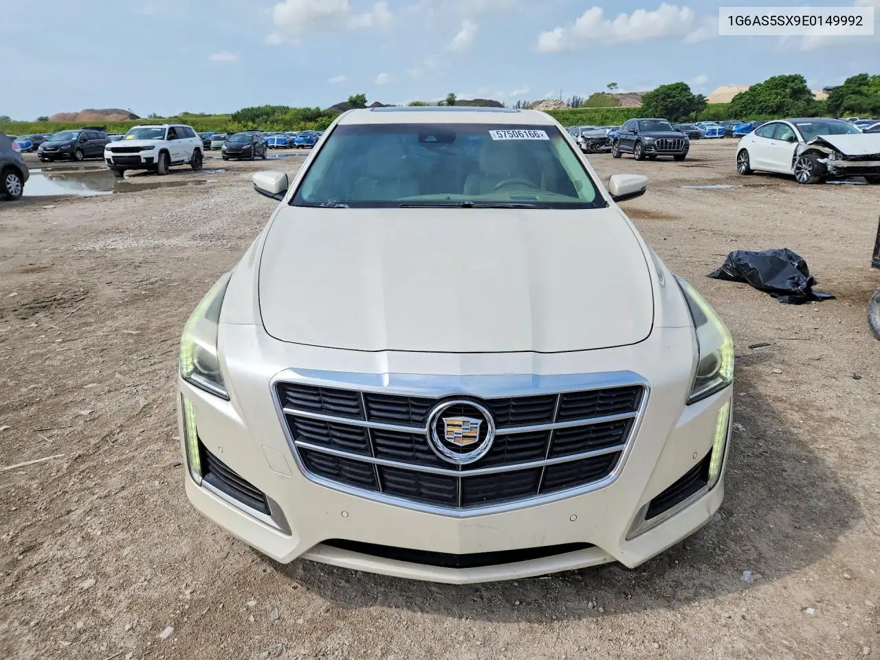 2014 Cadillac Cts Performance Collection VIN: 1G6AS5SX9E0149992 Lot: 57506166