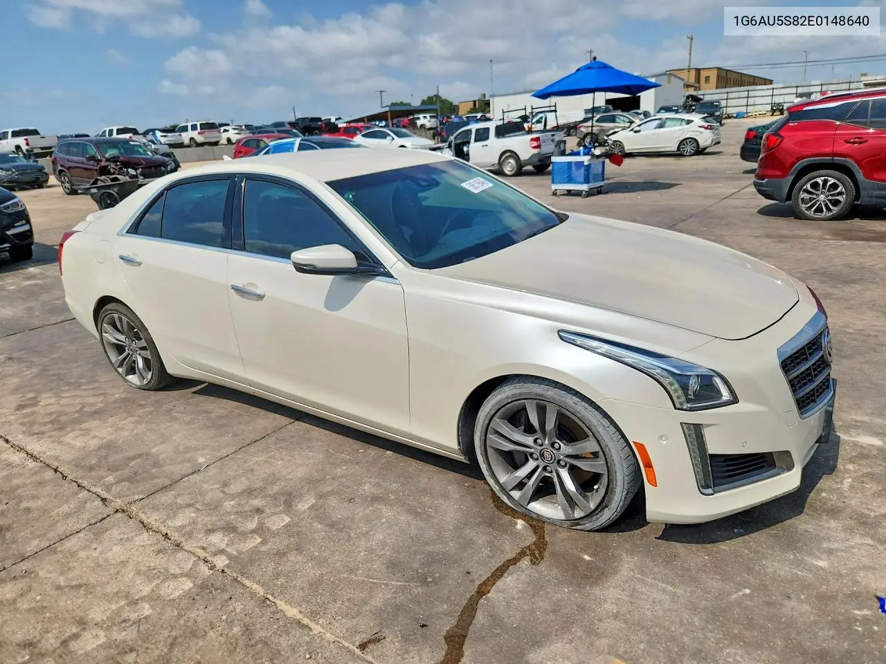 2014 Cadillac Cts Vsport VIN: 1G6AU5S82E0148640 Lot: 58519646