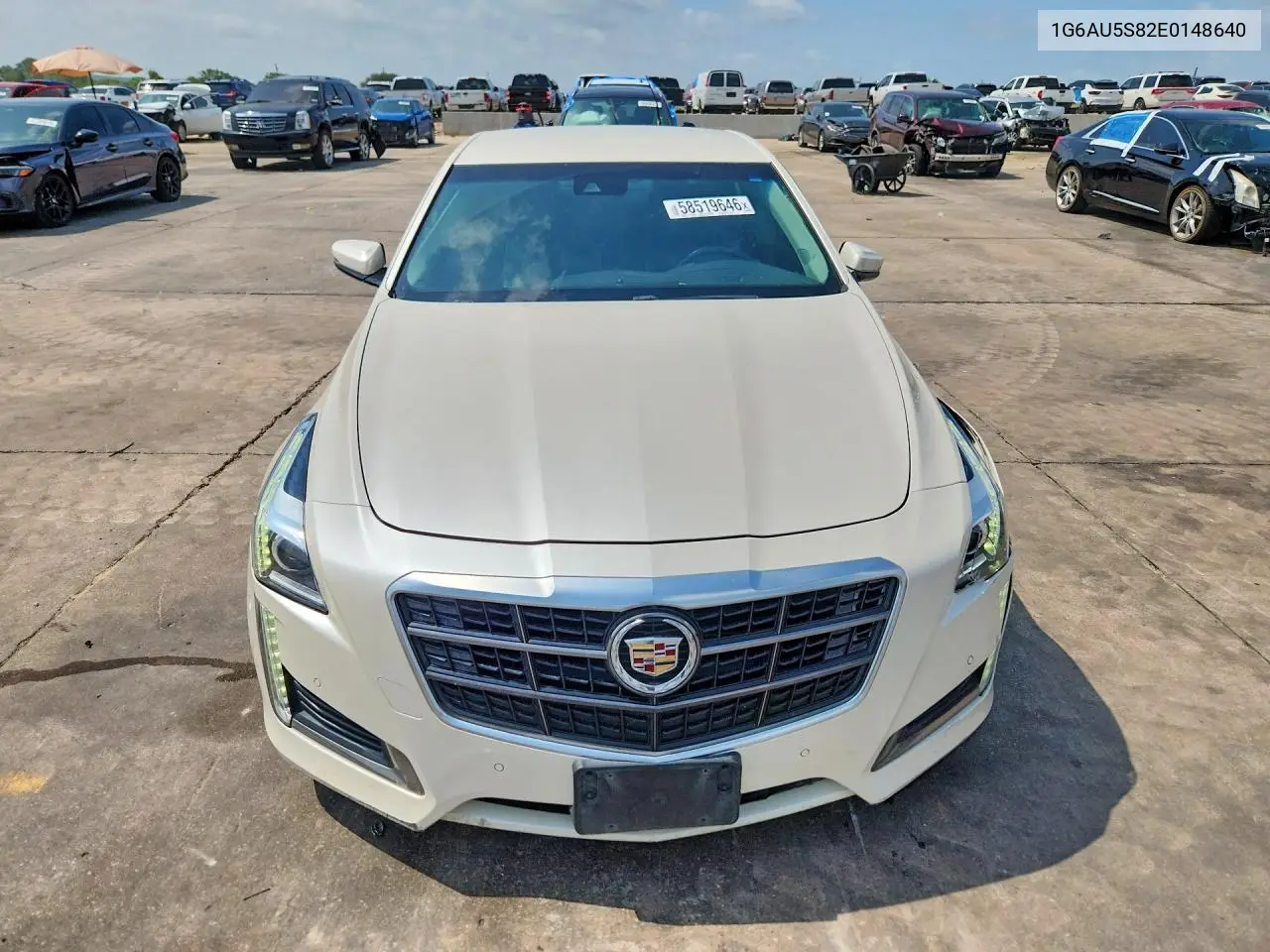 2014 Cadillac Cts Vsport VIN: 1G6AU5S82E0148640 Lot: 58519646