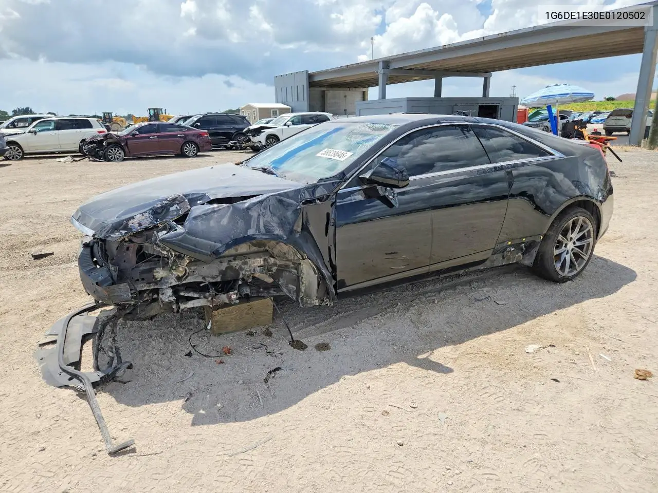 2014 Cadillac Cts VIN: 1G6DE1E30E0120502 Lot: 58639646