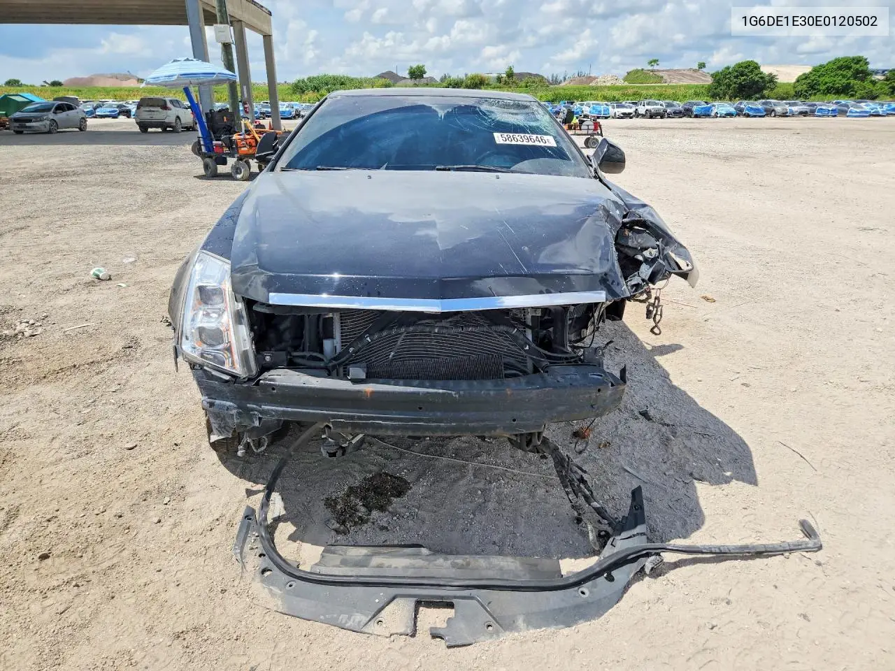 2014 Cadillac Cts VIN: 1G6DE1E30E0120502 Lot: 58639646
