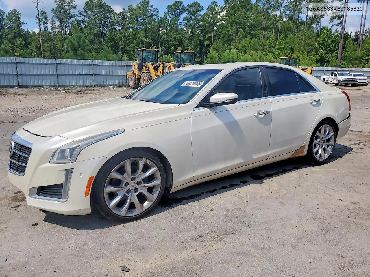 2014 Cadillac Cts Performance Collection VIN: 1G6AS5S3XE0185820 Lot: 58875646