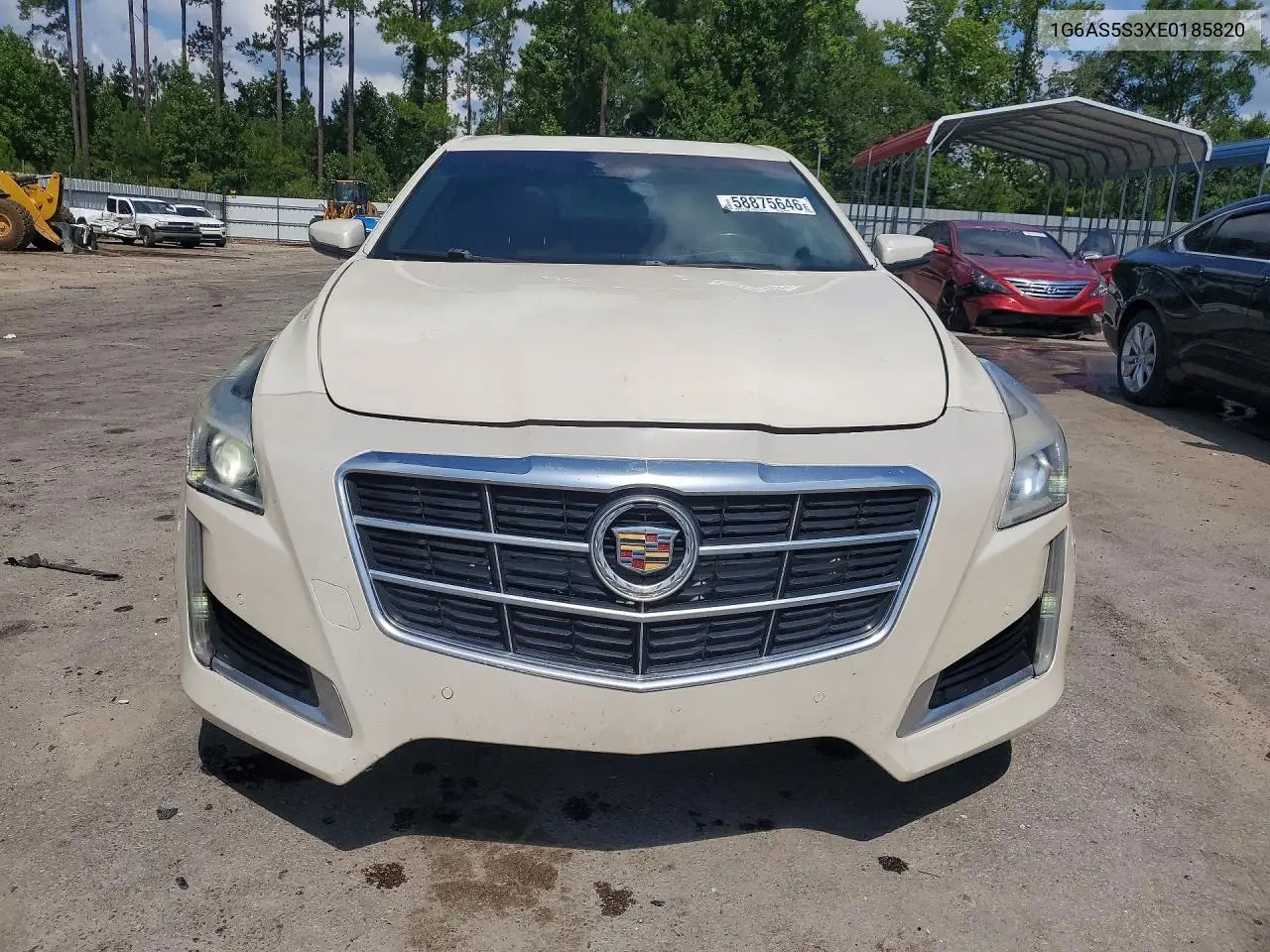 2014 Cadillac Cts Performance Collection VIN: 1G6AS5S3XE0185820 Lot: 58875646