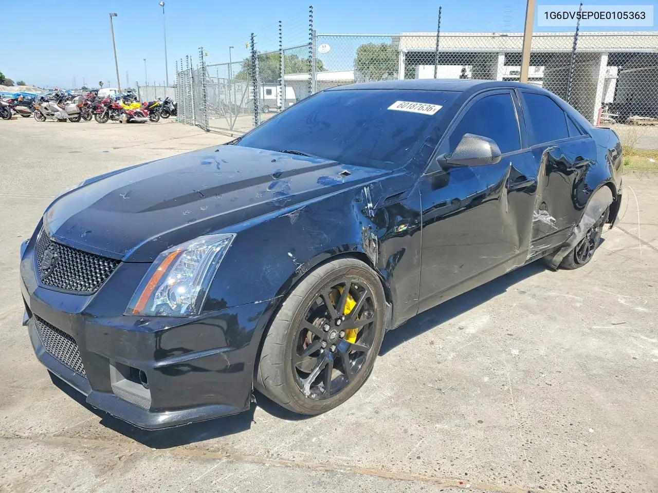 2014 Cadillac Cts-V VIN: 1G6DV5EP0E0105363 Lot: 60187636