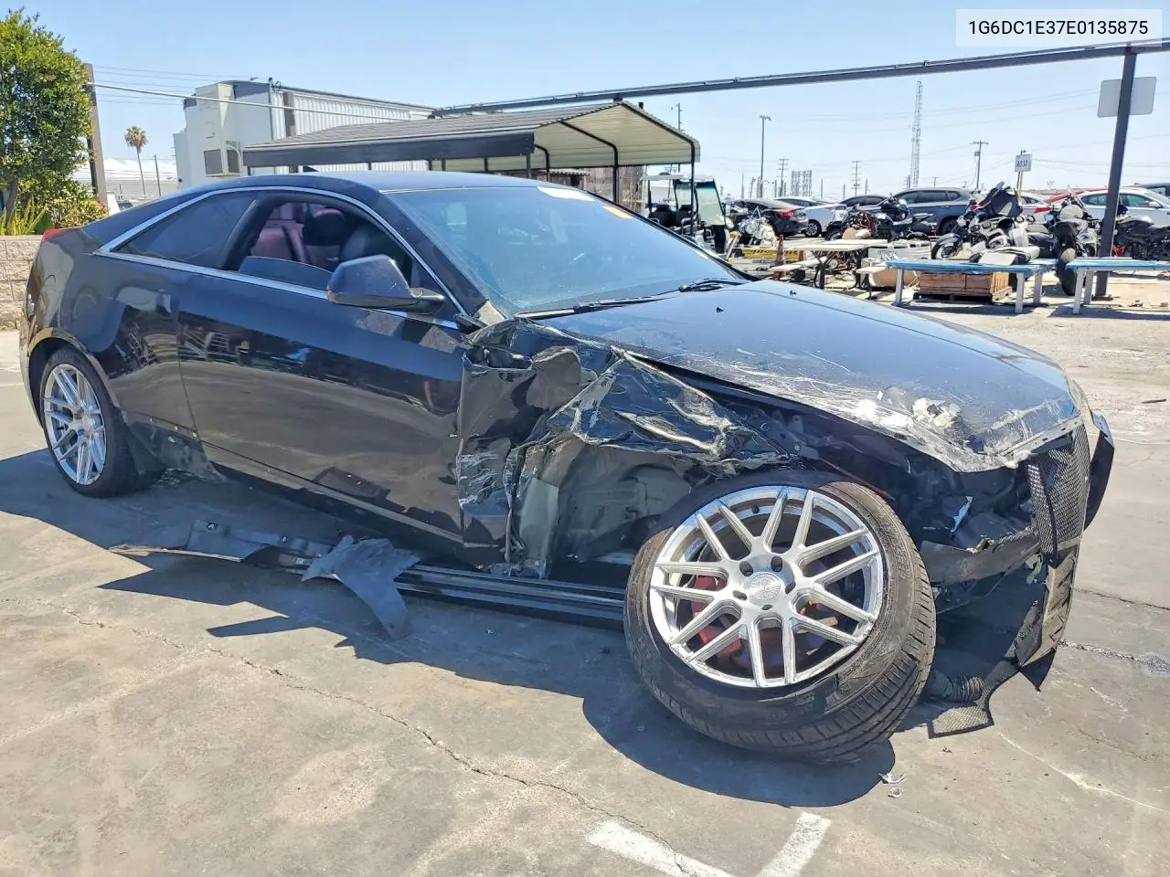 2014 Cadillac Cts Performance Collection VIN: 1G6DC1E37E0135875 Lot: 61182026