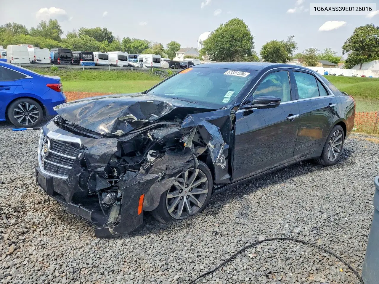 2014 Cadillac Cts Luxury Collection VIN: 1G6AX5S39E0126016 Lot: 61231556