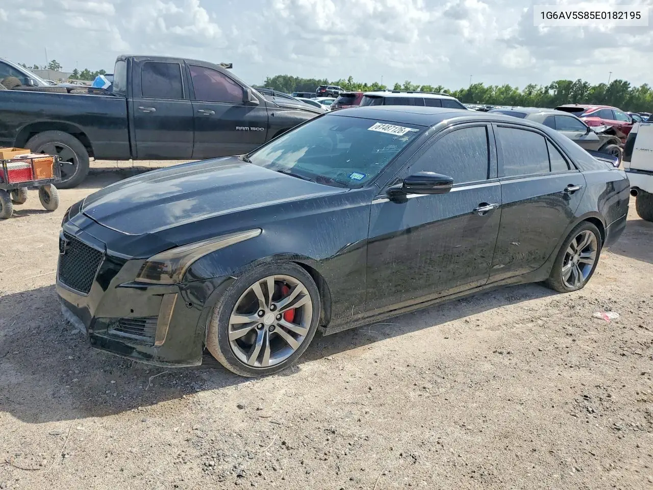 2014 Cadillac Cts Vsport Premium VIN: 1G6AV5S85E0182195 Lot: 61487126