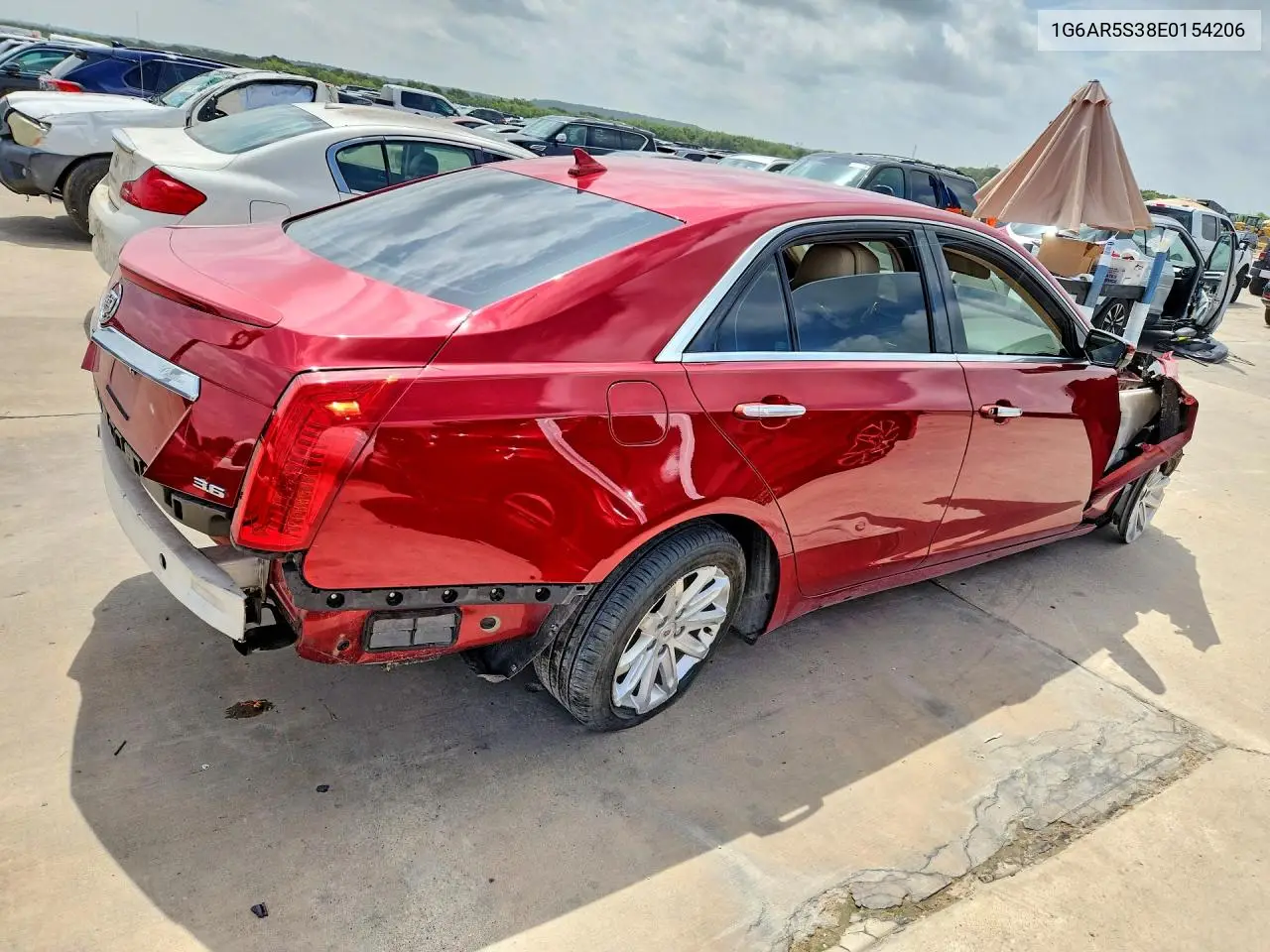 2014 Cadillac Cts Luxury Collection VIN: 1G6AR5S38E0154206 Lot: 61527126