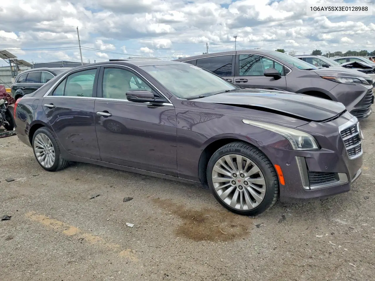 2014 Cadillac Cts Performance Collection VIN: 1G6AY5SX3E0128988 Lot: 61915846