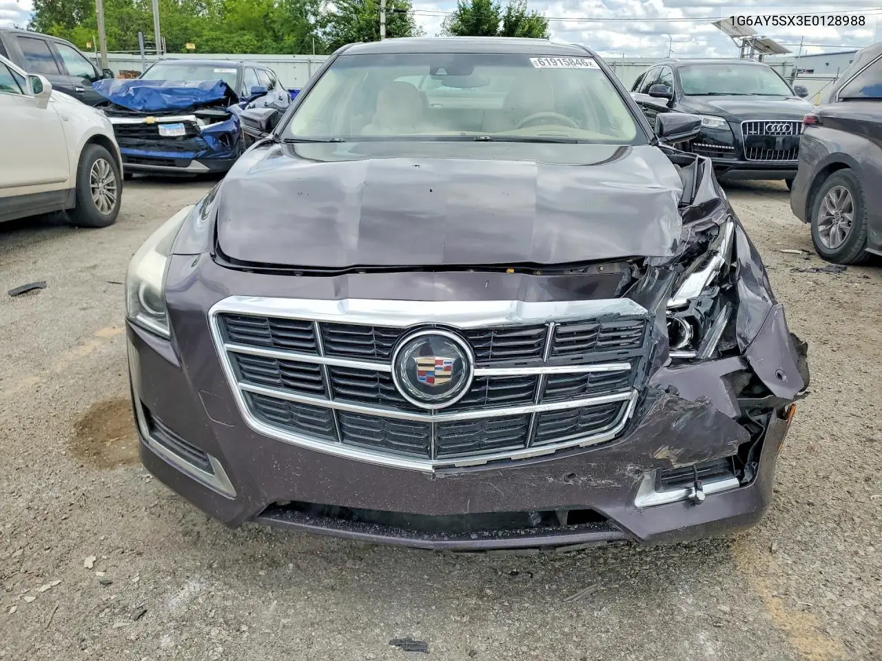 2014 Cadillac Cts Performance Collection VIN: 1G6AY5SX3E0128988 Lot: 61915846