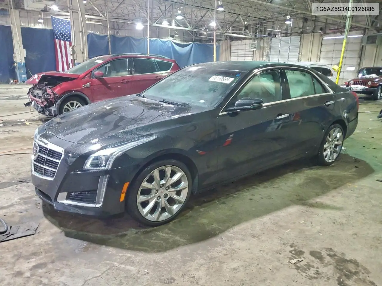 1G6AZ5S34E0126886 2014 Cadillac Cts Premium Collection