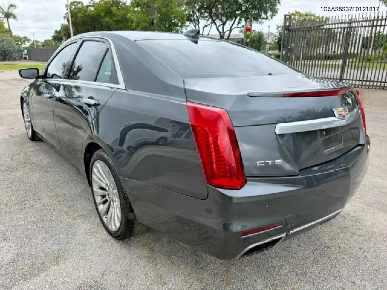 2015 Cadillac Cts Performance Collection VIN: 1G6AS5S37F0121817 Lot: 53837136