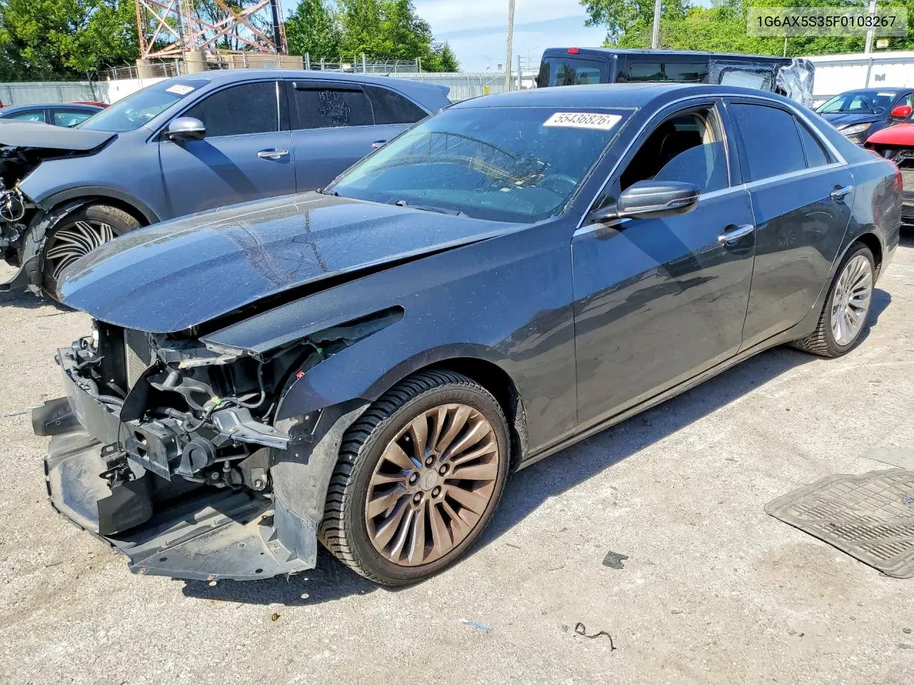 2015 Cadillac Cts Luxury Collection VIN: 1G6AX5S35F0103267 Lot: 55436826