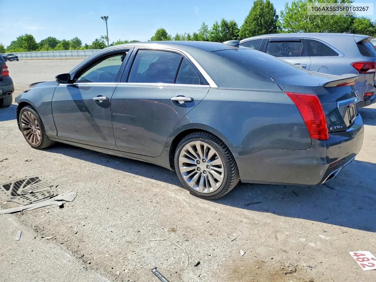 2015 Cadillac Cts Luxury Collection VIN: 1G6AX5S35F0103267 Lot: 55436826