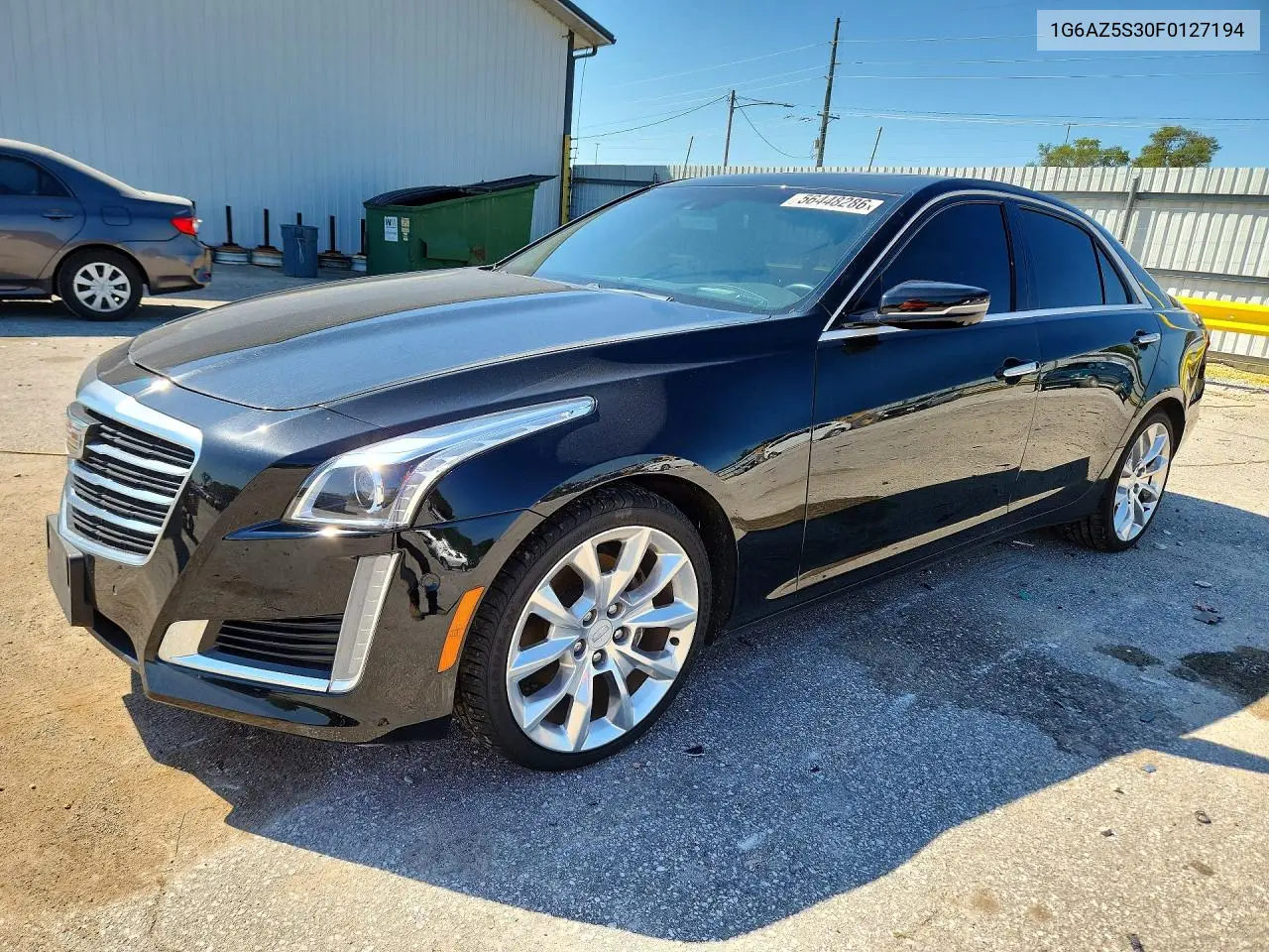 2015 Cadillac Cts Premium Collection VIN: 1G6AZ5S30F0127194 Lot: 56448286