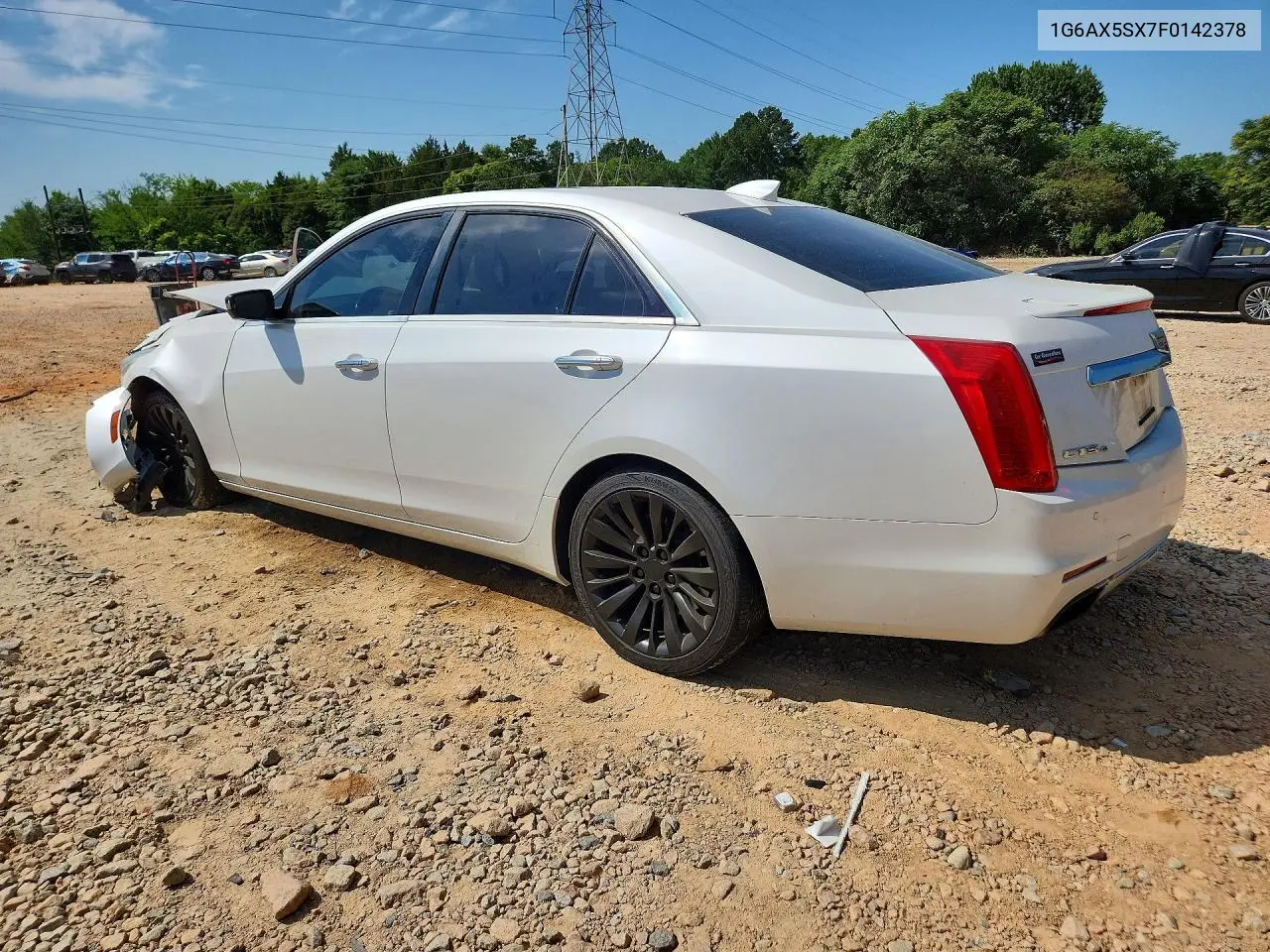 2015 Cadillac Cts Luxury Collection VIN: 1G6AX5SX7F0142378 Lot: 57211816