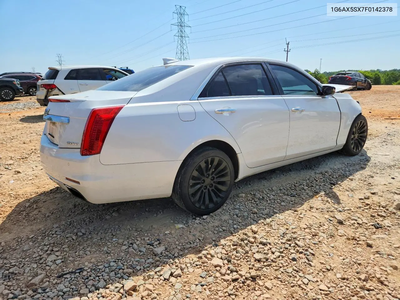 2015 Cadillac Cts Luxury Collection VIN: 1G6AX5SX7F0142378 Lot: 57211816
