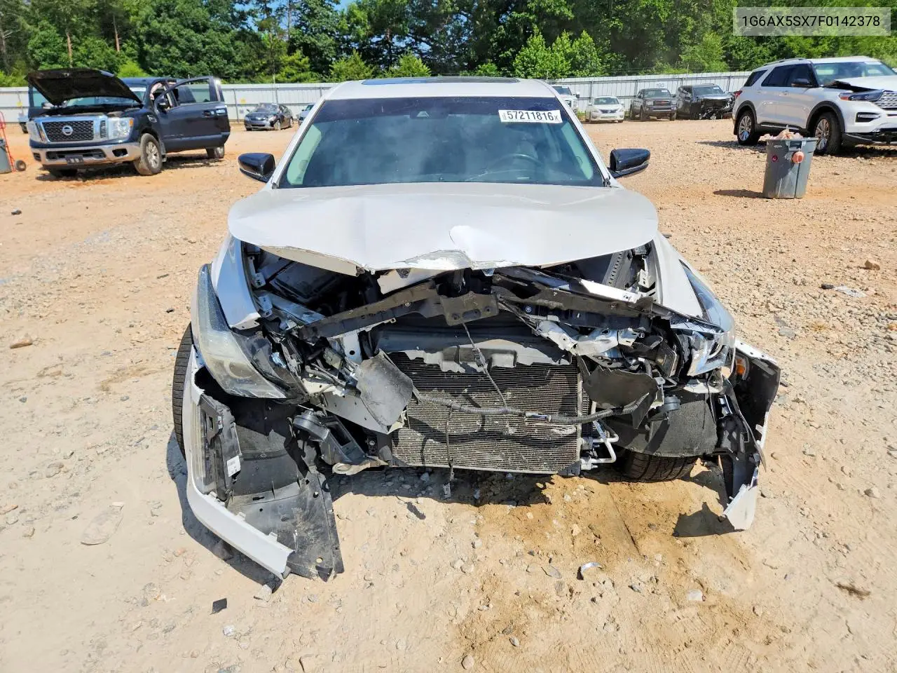 2015 Cadillac Cts Luxury Collection VIN: 1G6AX5SX7F0142378 Lot: 57211816