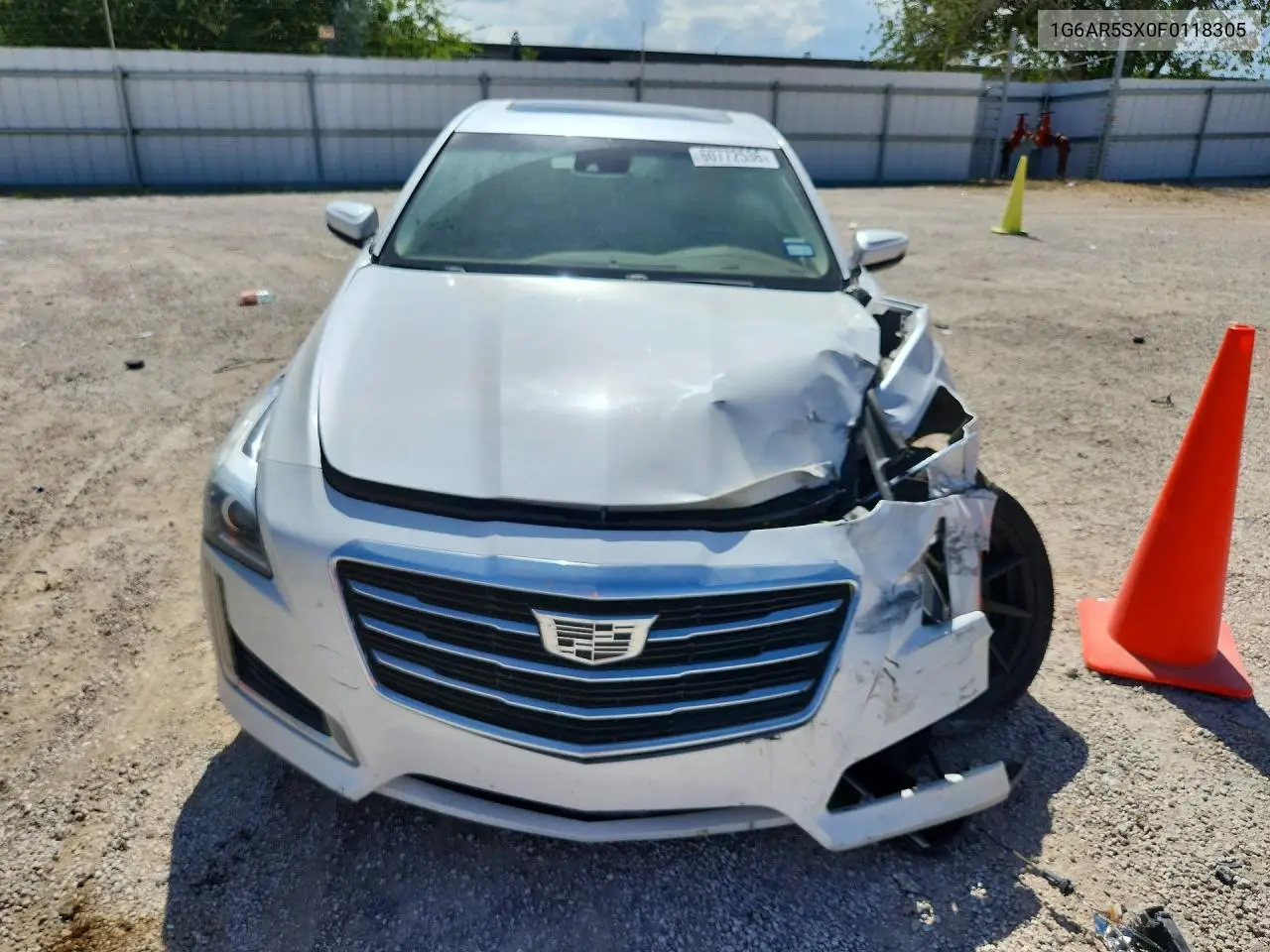 2015 Cadillac Cts Luxury Collection VIN: 1G6AR5SX0F0118305 Lot: 60772536