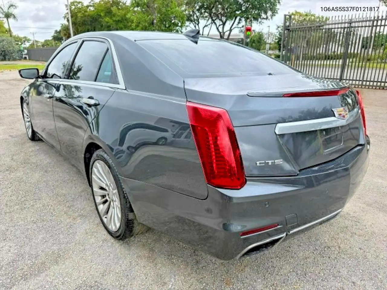2015 Cadillac Cts Performance Collection VIN: 1G6AS5S37F0121817 Lot: 61811696
