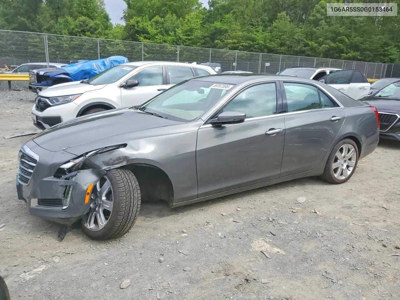 2016 Cadillac Cts Luxury Collection VIN: 1G6AR5SS0G0153464 Lot: 59767596